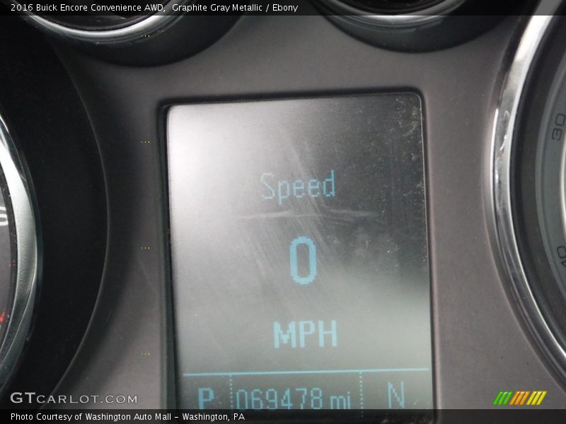 Graphite Gray Metallic / Ebony 2016 Buick Encore Convenience AWD