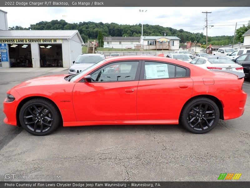 Go Mango / Black 2022 Dodge Charger R/T Blacktop