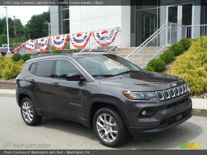 Granite Crystal Metallic / Black 2022 Jeep Compass Latitude 4x4