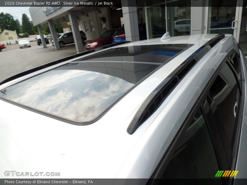 Silver Ice Metallic / Jet Black 2020 Chevrolet Blazer RS AWD