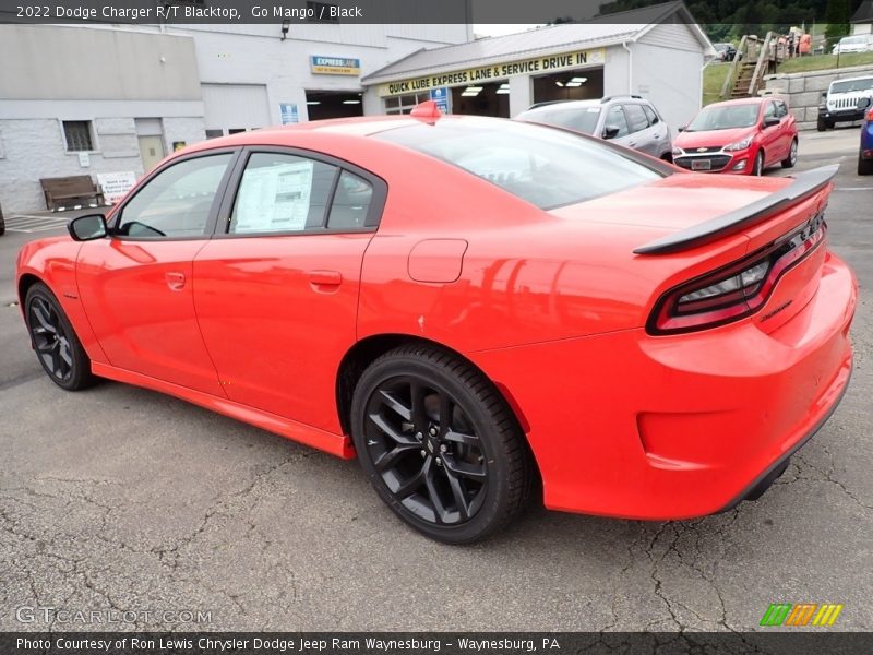 Go Mango / Black 2022 Dodge Charger R/T Blacktop
