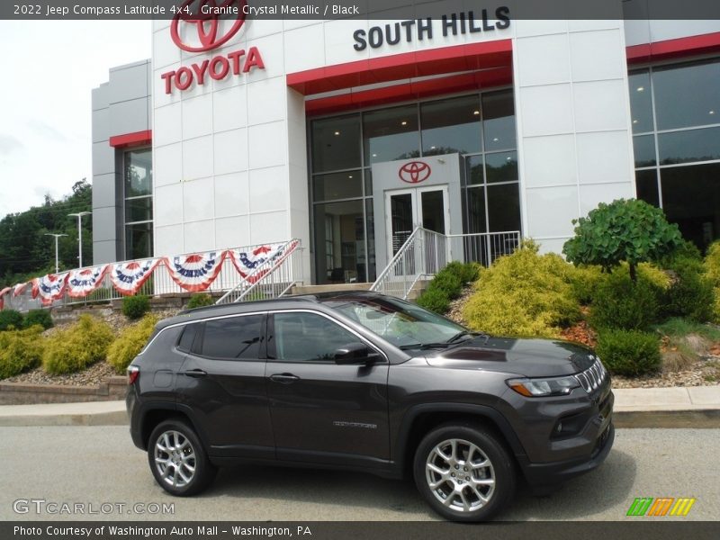 Granite Crystal Metallic / Black 2022 Jeep Compass Latitude 4x4