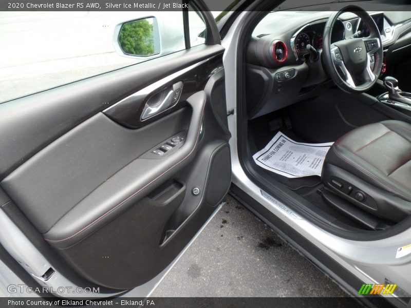 Silver Ice Metallic / Jet Black 2020 Chevrolet Blazer RS AWD