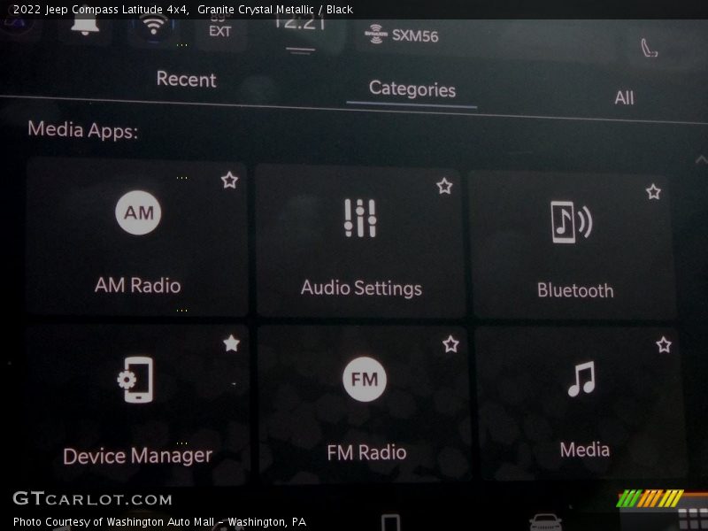 Granite Crystal Metallic / Black 2022 Jeep Compass Latitude 4x4