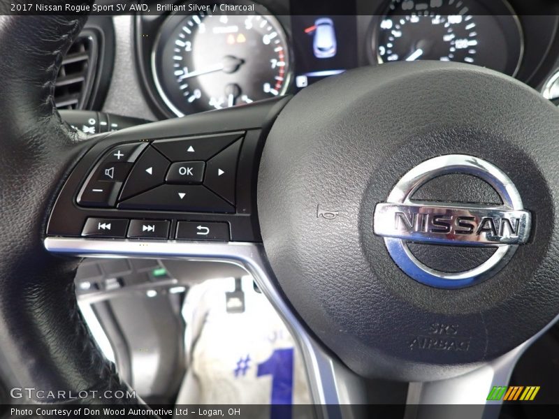 Brilliant Silver / Charcoal 2017 Nissan Rogue Sport SV AWD