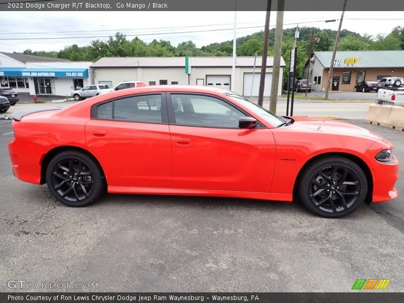 Go Mango / Black 2022 Dodge Charger R/T Blacktop