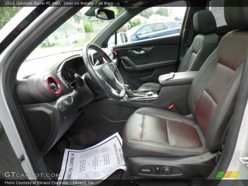 Silver Ice Metallic / Jet Black 2020 Chevrolet Blazer RS AWD