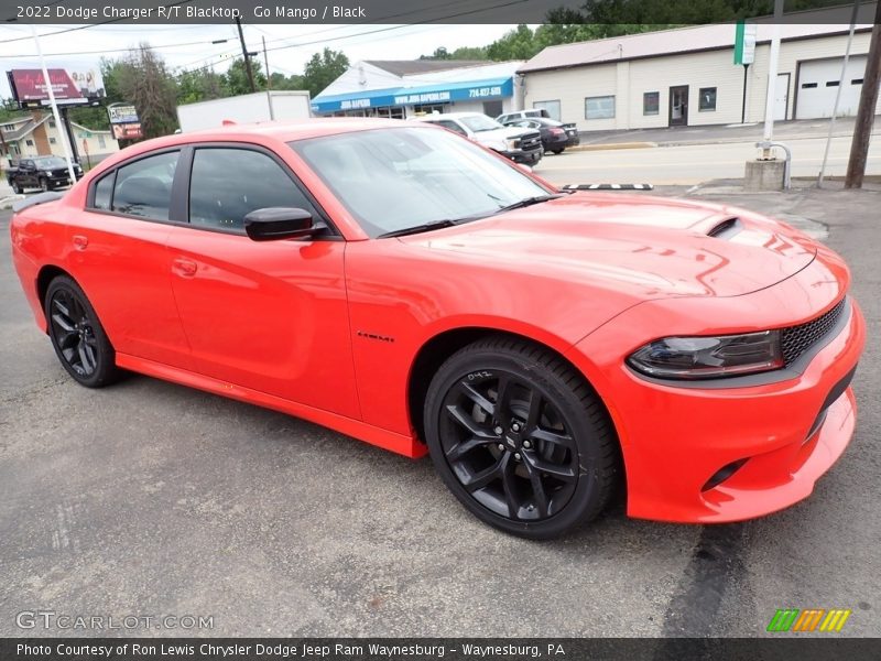 Go Mango / Black 2022 Dodge Charger R/T Blacktop