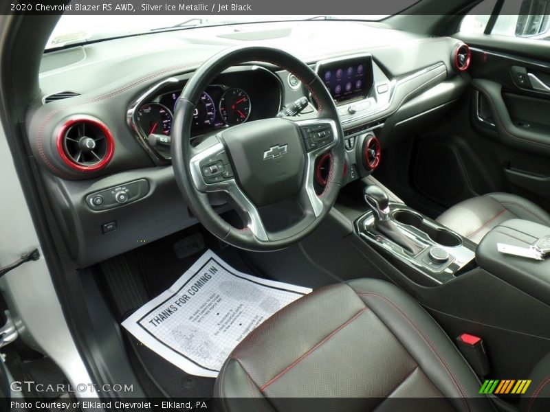 Silver Ice Metallic / Jet Black 2020 Chevrolet Blazer RS AWD