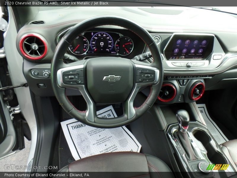Silver Ice Metallic / Jet Black 2020 Chevrolet Blazer RS AWD