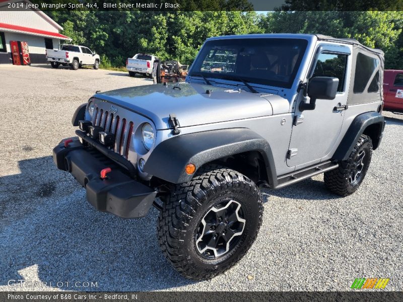 Billet Silver Metallic / Black 2014 Jeep Wrangler Sport 4x4