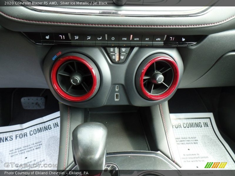 Silver Ice Metallic / Jet Black 2020 Chevrolet Blazer RS AWD