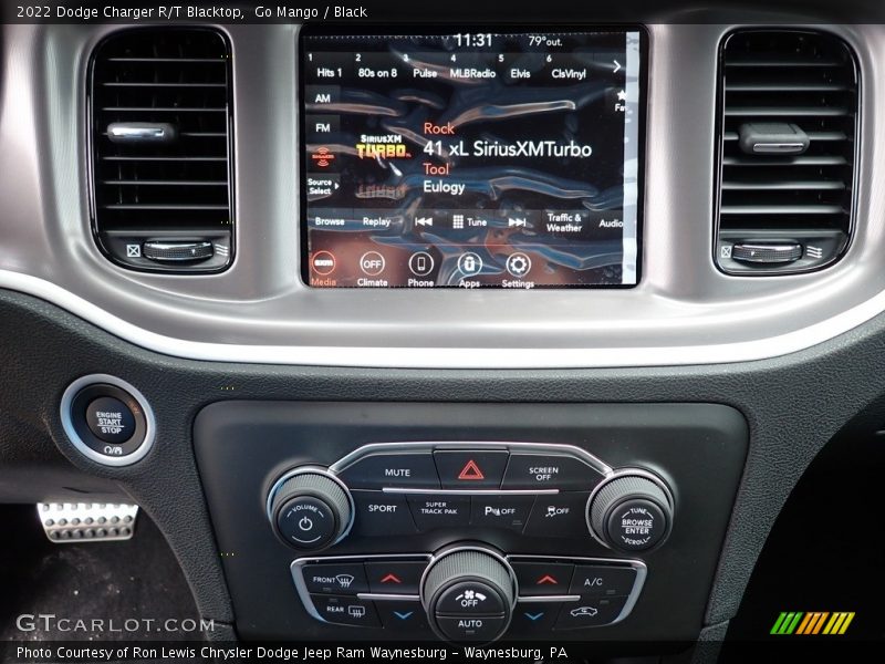 Go Mango / Black 2022 Dodge Charger R/T Blacktop