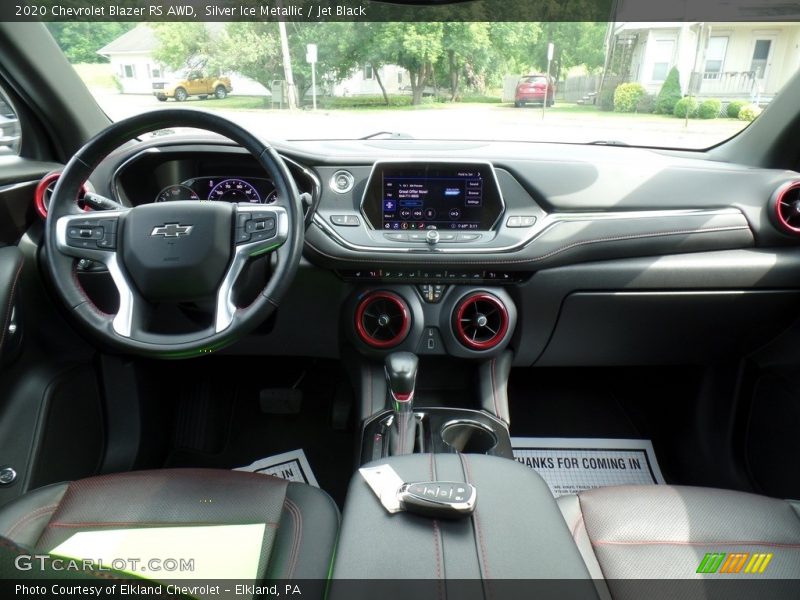 Silver Ice Metallic / Jet Black 2020 Chevrolet Blazer RS AWD