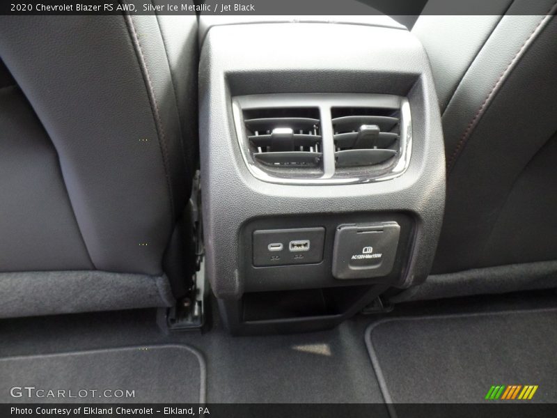 Silver Ice Metallic / Jet Black 2020 Chevrolet Blazer RS AWD