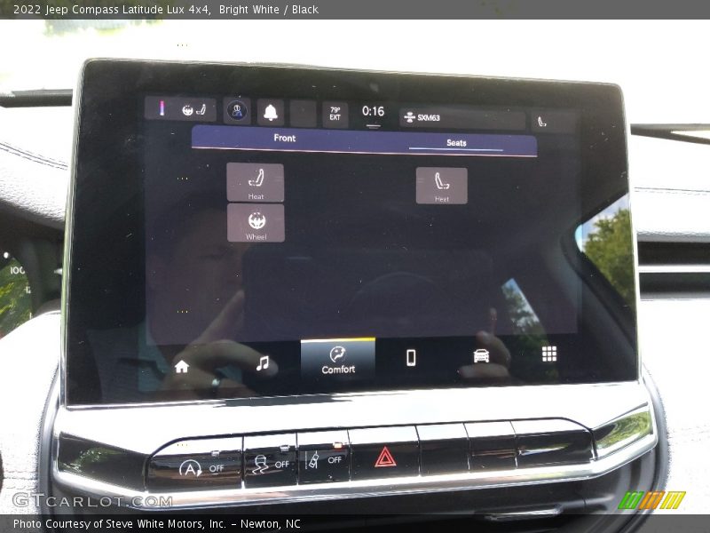 Bright White / Black 2022 Jeep Compass Latitude Lux 4x4