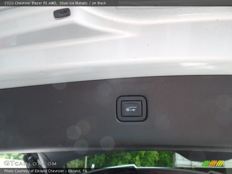 Silver Ice Metallic / Jet Black 2020 Chevrolet Blazer RS AWD