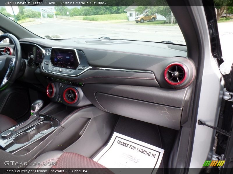 Silver Ice Metallic / Jet Black 2020 Chevrolet Blazer RS AWD