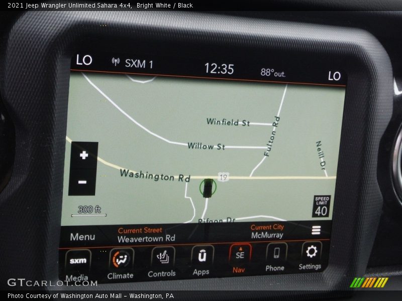 Bright White / Black 2021 Jeep Wrangler Unlimited Sahara 4x4