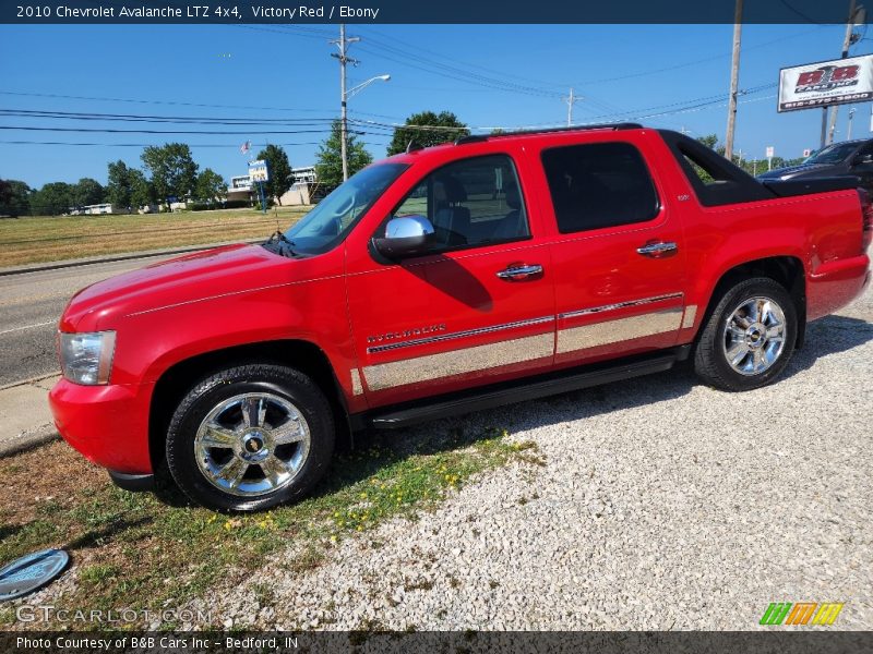 Victory Red / Ebony 2010 Chevrolet Avalanche LTZ 4x4