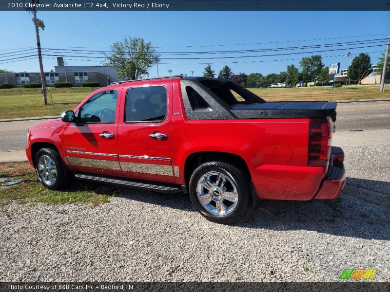 Victory Red / Ebony 2010 Chevrolet Avalanche LTZ 4x4