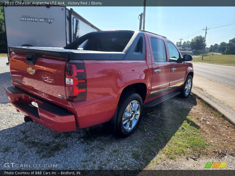 Victory Red / Ebony 2010 Chevrolet Avalanche LTZ 4x4