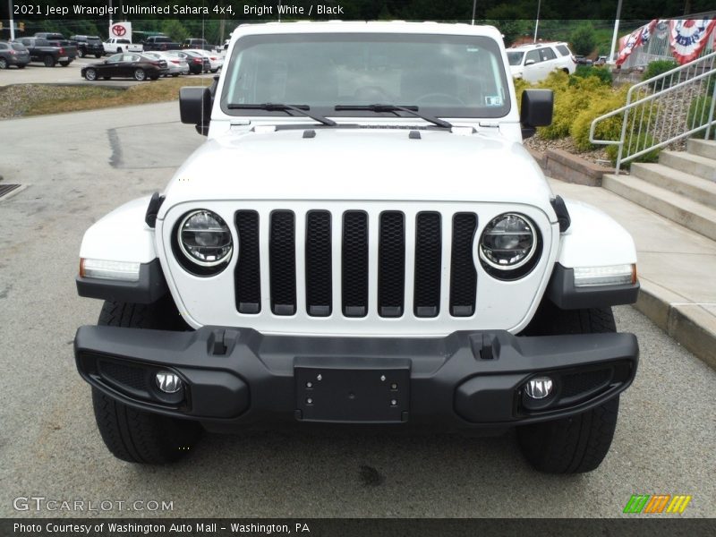 Bright White / Black 2021 Jeep Wrangler Unlimited Sahara 4x4