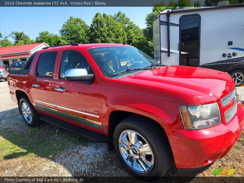 Victory Red / Ebony 2010 Chevrolet Avalanche LTZ 4x4