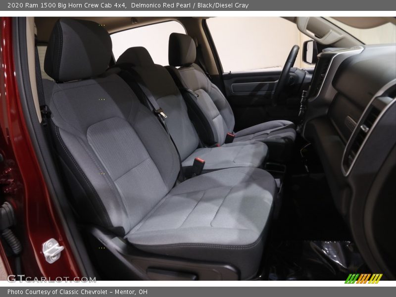 Delmonico Red Pearl / Black/Diesel Gray 2020 Ram 1500 Big Horn Crew Cab 4x4