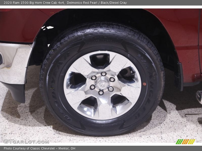 Delmonico Red Pearl / Black/Diesel Gray 2020 Ram 1500 Big Horn Crew Cab 4x4