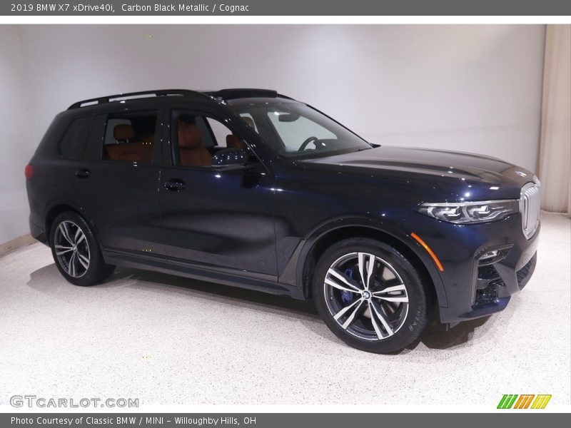 Carbon Black Metallic / Cognac 2019 BMW X7 xDrive40i