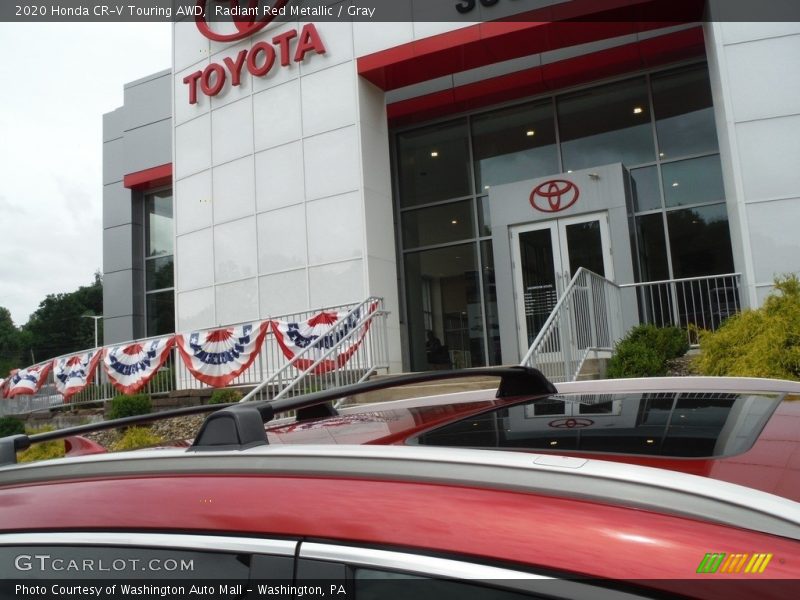 Radiant Red Metallic / Gray 2020 Honda CR-V Touring AWD