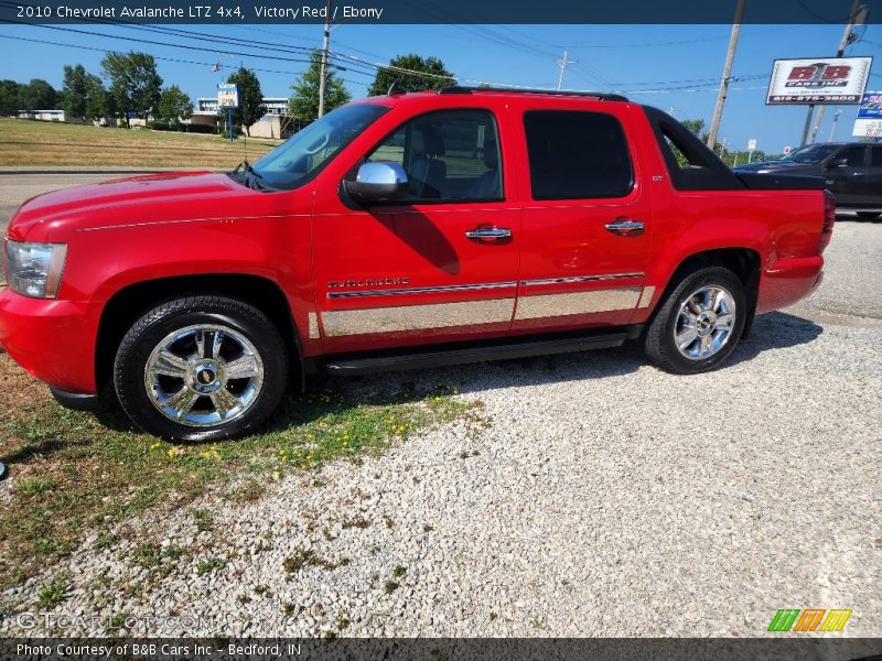 Victory Red / Ebony 2010 Chevrolet Avalanche LTZ 4x4