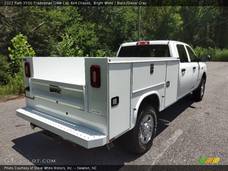 Bright White / Black/Diesel Gray 2022 Ram 3500 Tradesman Crew Cab 4x4 Chassis