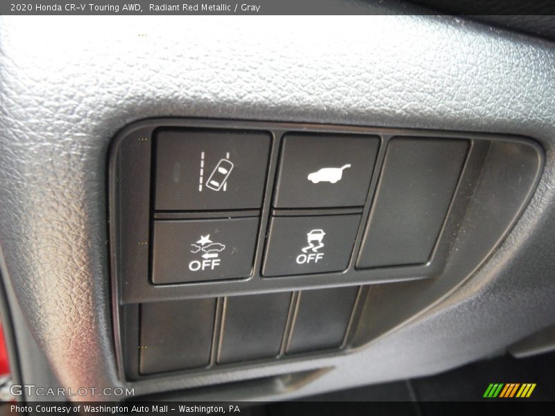Radiant Red Metallic / Gray 2020 Honda CR-V Touring AWD