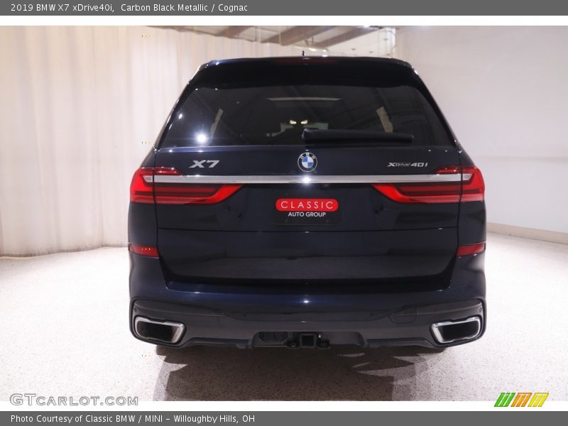 Carbon Black Metallic / Cognac 2019 BMW X7 xDrive40i