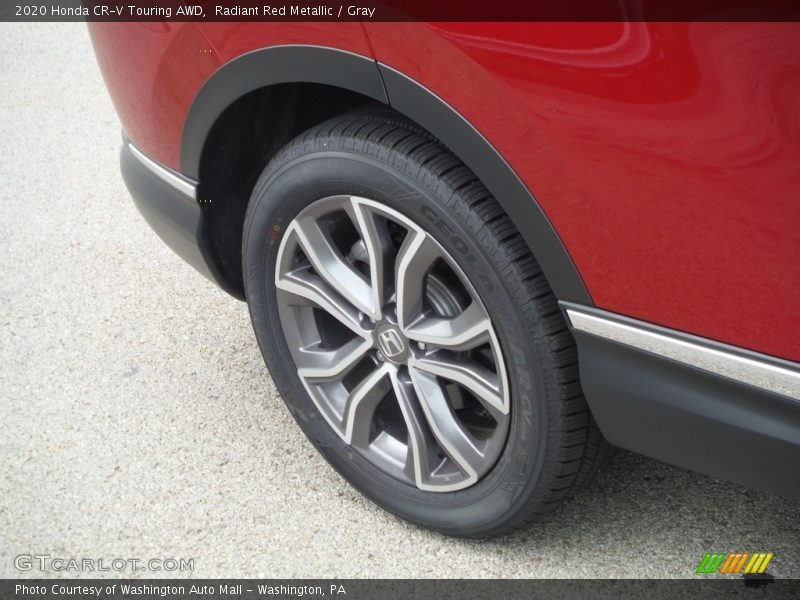 Radiant Red Metallic / Gray 2020 Honda CR-V Touring AWD
