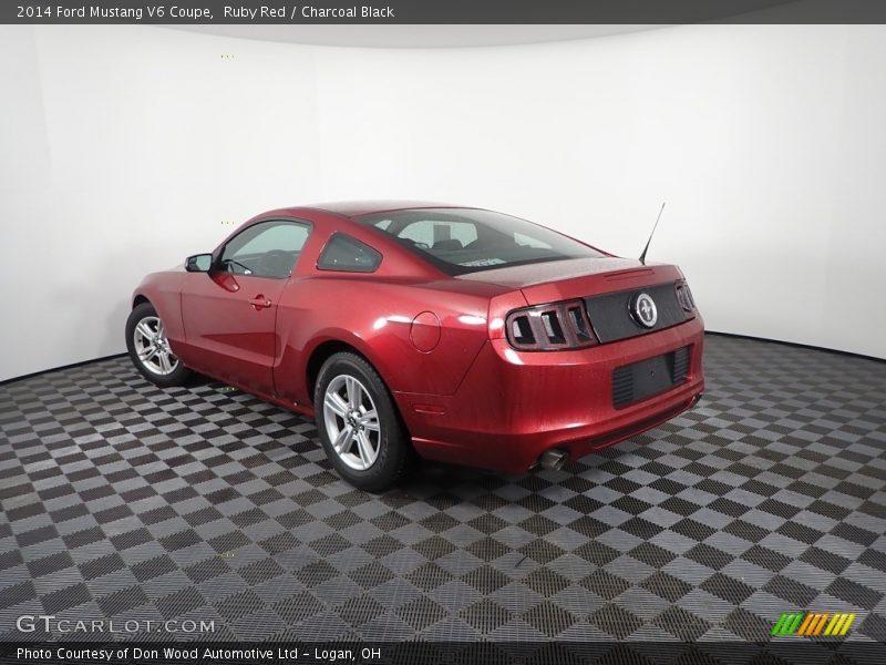 Ruby Red / Charcoal Black 2014 Ford Mustang V6 Coupe
