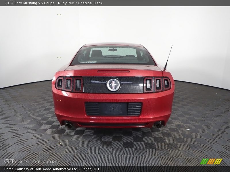 Ruby Red / Charcoal Black 2014 Ford Mustang V6 Coupe
