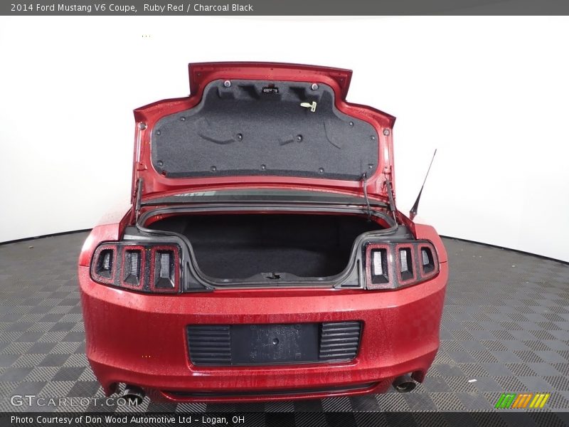 Ruby Red / Charcoal Black 2014 Ford Mustang V6 Coupe