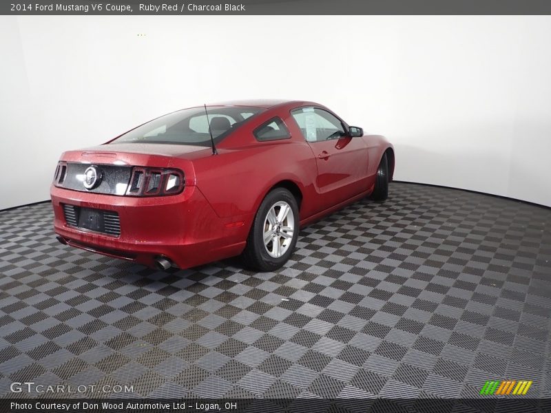 Ruby Red / Charcoal Black 2014 Ford Mustang V6 Coupe
