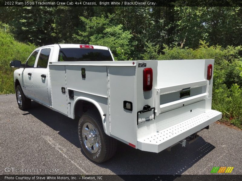 Bright White / Black/Diesel Gray 2022 Ram 3500 Tradesman Crew Cab 4x4 Chassis