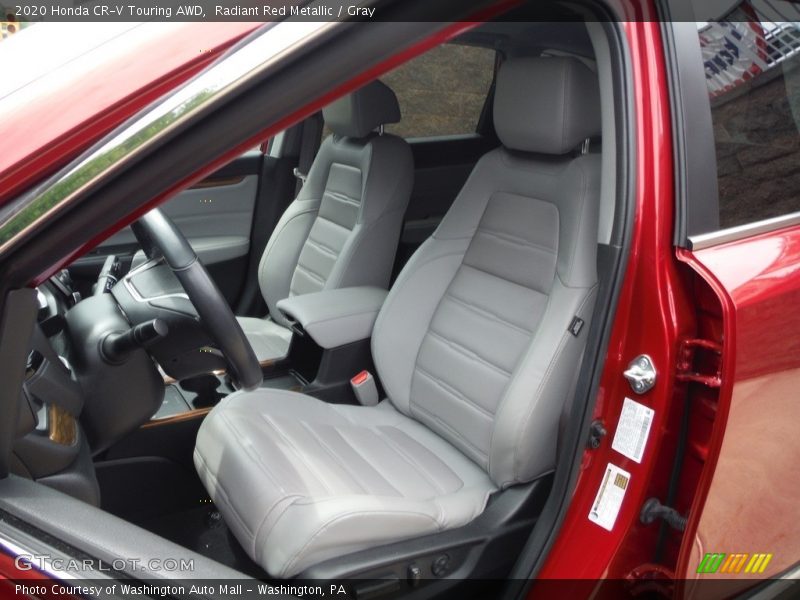 Radiant Red Metallic / Gray 2020 Honda CR-V Touring AWD