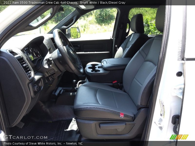 Bright White / Black/Diesel Gray 2022 Ram 3500 Tradesman Crew Cab 4x4 Chassis