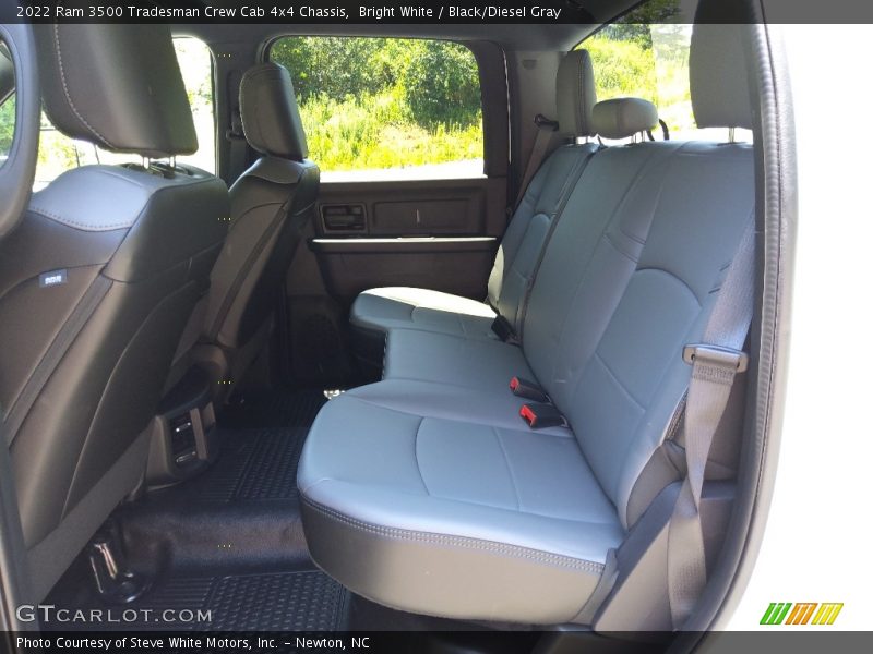 Bright White / Black/Diesel Gray 2022 Ram 3500 Tradesman Crew Cab 4x4 Chassis