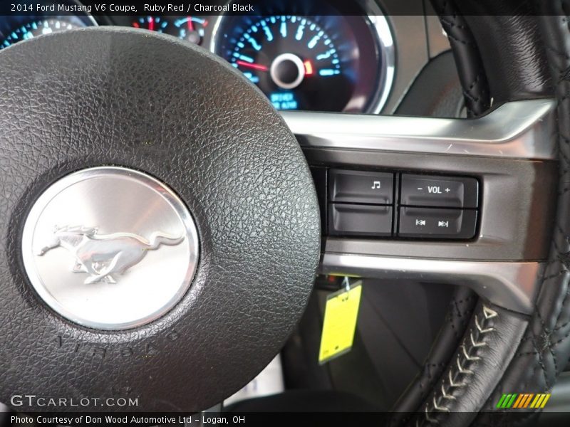 Ruby Red / Charcoal Black 2014 Ford Mustang V6 Coupe