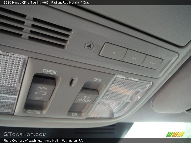 Radiant Red Metallic / Gray 2020 Honda CR-V Touring AWD