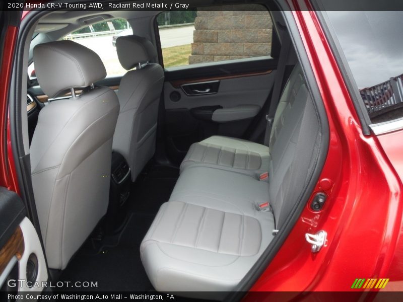 Radiant Red Metallic / Gray 2020 Honda CR-V Touring AWD