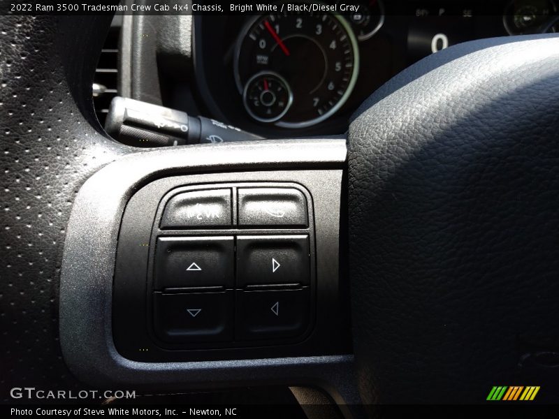 Bright White / Black/Diesel Gray 2022 Ram 3500 Tradesman Crew Cab 4x4 Chassis