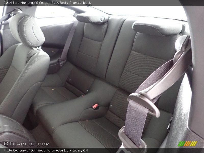 Ruby Red / Charcoal Black 2014 Ford Mustang V6 Coupe